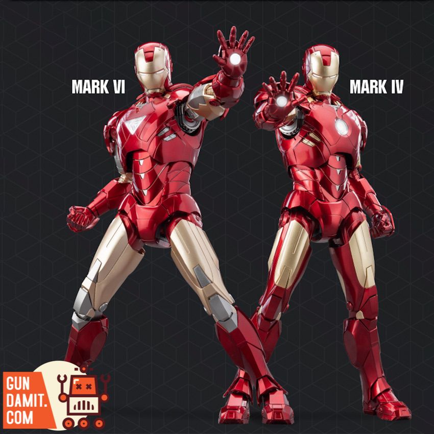 Eastern Model 1/9 Iron Man Mark VI and Mark IV side by side comparison Eastern Model 1/9 Iron Man Mark VI and Mark IV side by side comparison