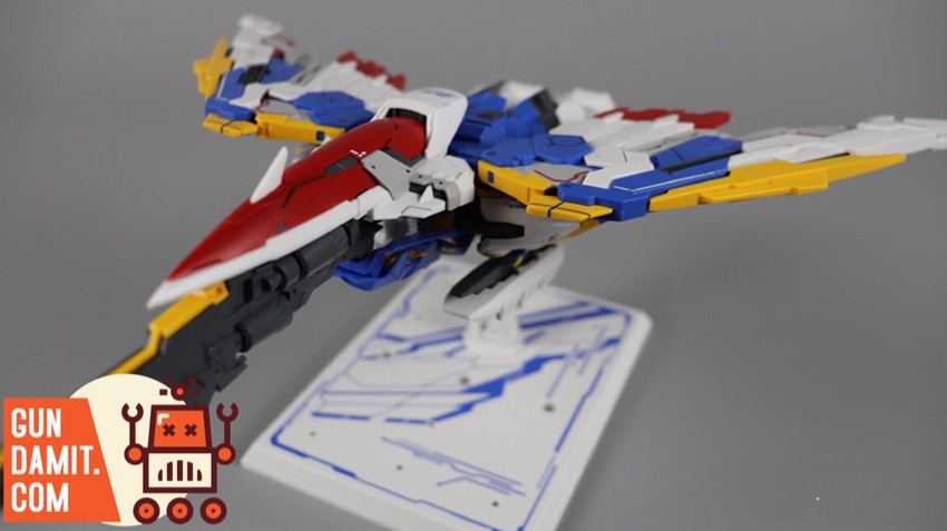 MJH Wing Gundam Zero HiRM bird mode transformation side view MJH Wing Gundam Zero HiRM bird mode transformation side view