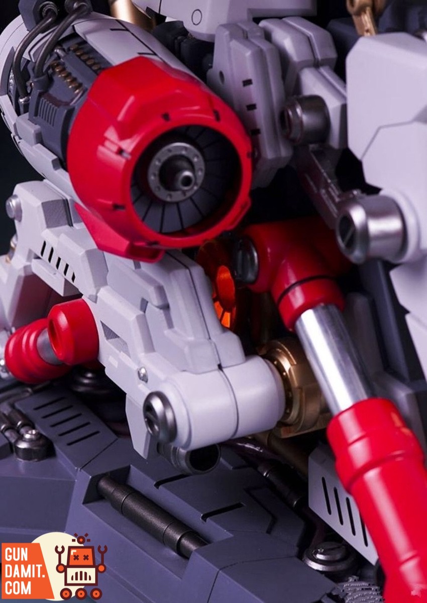 ST Model Ex-S bust display base attachment detail view ST Model Ex-S bust display base attachment detail view