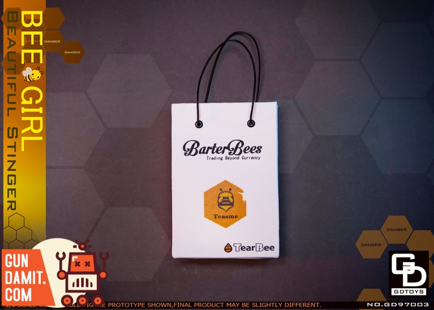 GDTOYS GD97003 Bee Girl miniature shopping bag accessory BarterBees GDTOYS GD97003 Bee Girl miniature shopping bag accessory BarterBees