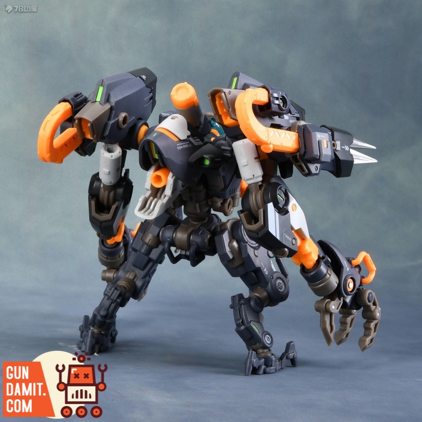 Earnestcore Craft Robot Build Soryu rear three-quarter view showing articulated limbs Earnestcore Craft Robot Build Soryu rear three-quarter view showing articulated limbs