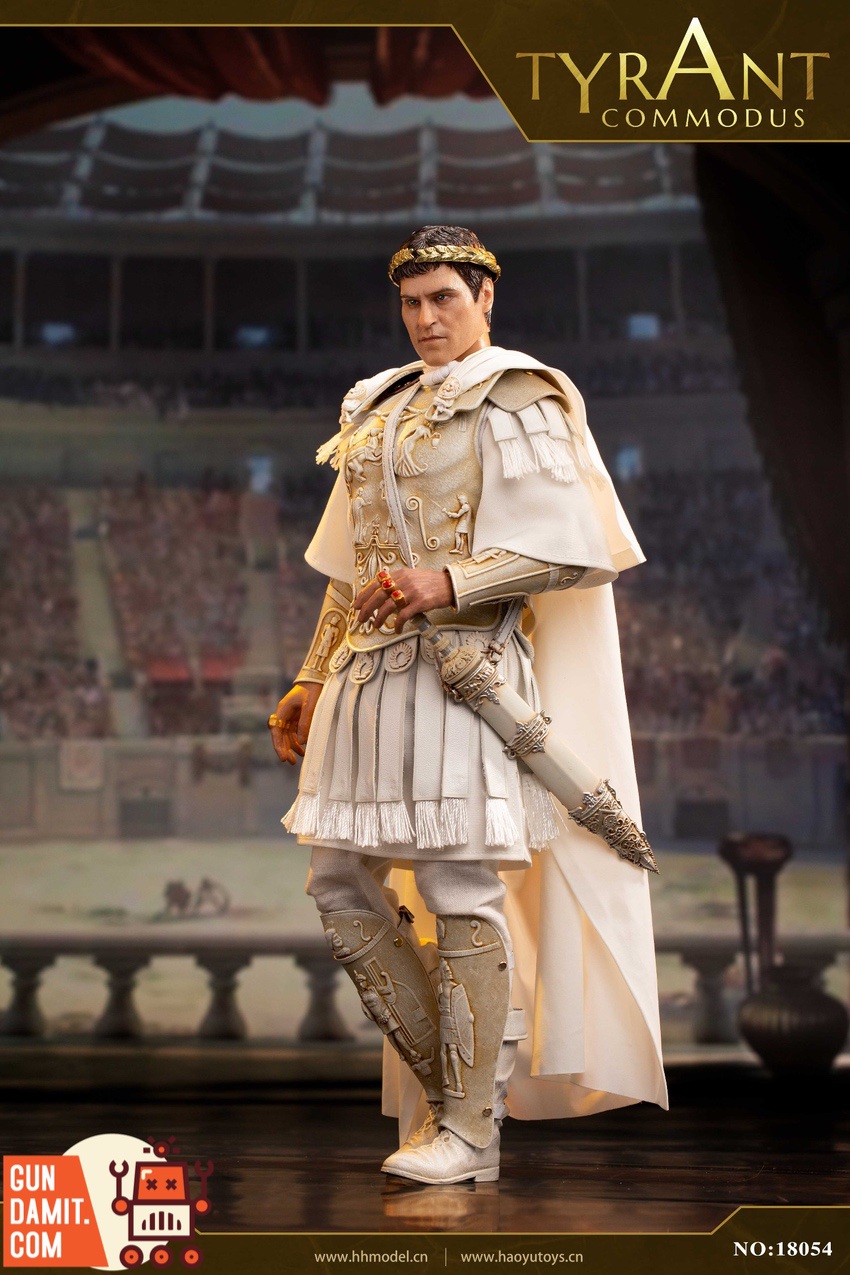 HH Model Commodus standing in colosseum with flowing cape HH Model Commodus standing in colosseum with flowing cape