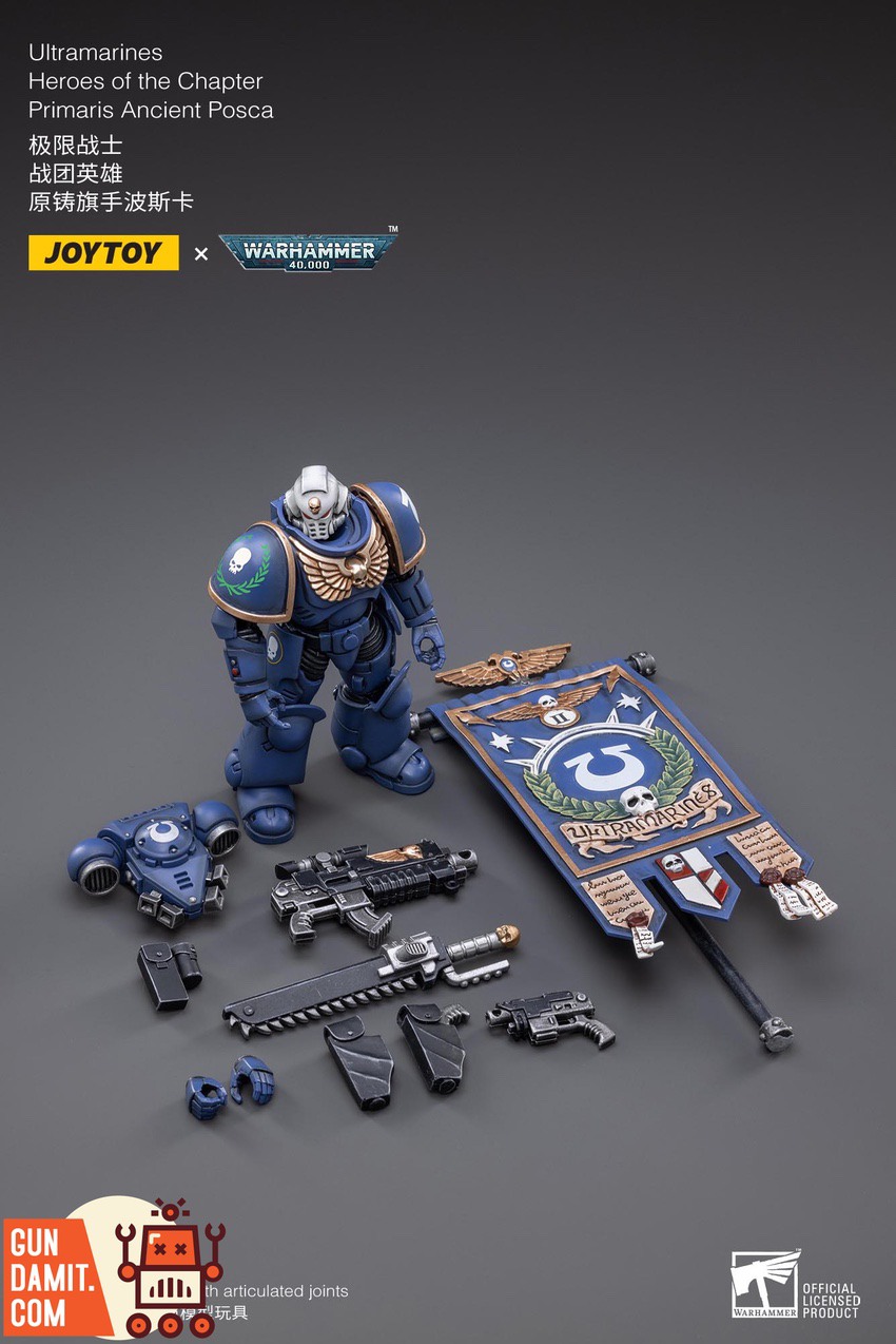 JoyToy WH40K Primaris Ancient Posca side angle JoyToy WH40K Primaris Ancient Posca side angle