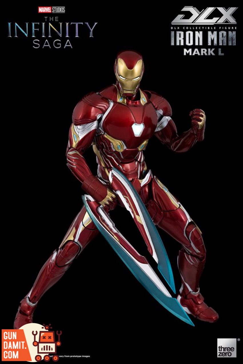 Threezero 1/12 DLX Iron Man Mark 50 promo view 35 Threezero 1/12 DLX Iron Man Mark 50 promo view 35