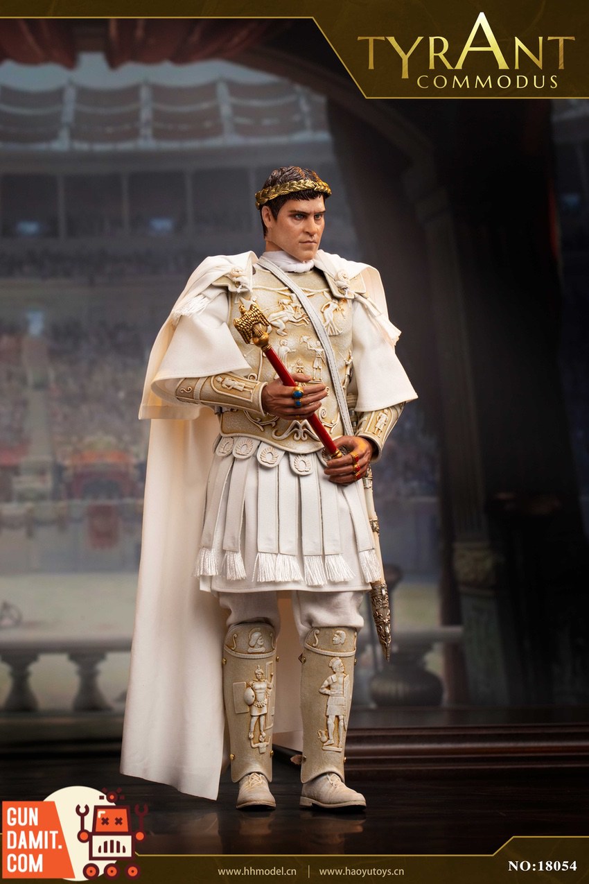 HH Model Commodus full body with scepter in arena HH Model Commodus full body with scepter in arena