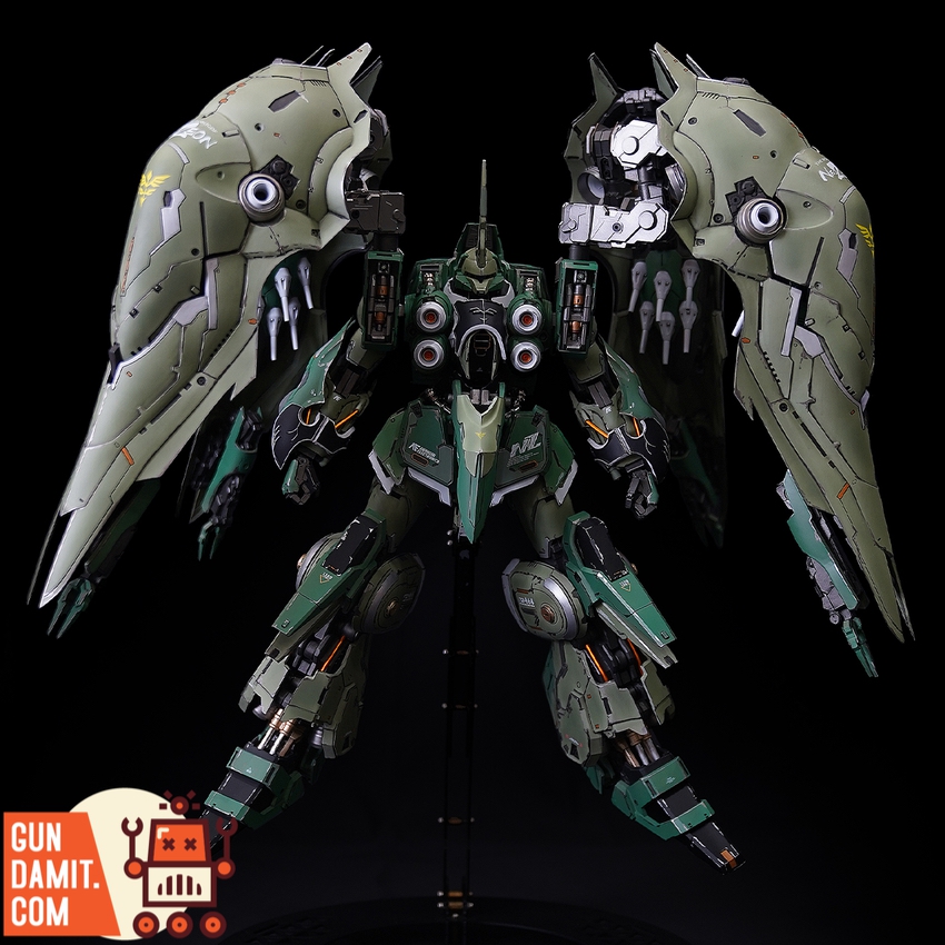 Core Cast 1/72 NZ-666 Kshatriya painted garage kit front view with binders spread Core Cast 1/72 NZ-666 Kshatriya painted garage kit front view with binders spread
