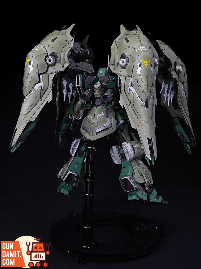 Core Cast 1/72 NZ-666 Kshatriya painted garage kit front view with binders folded Core Cast 1/72 NZ-666 Kshatriya painted garage kit front view with binders folded