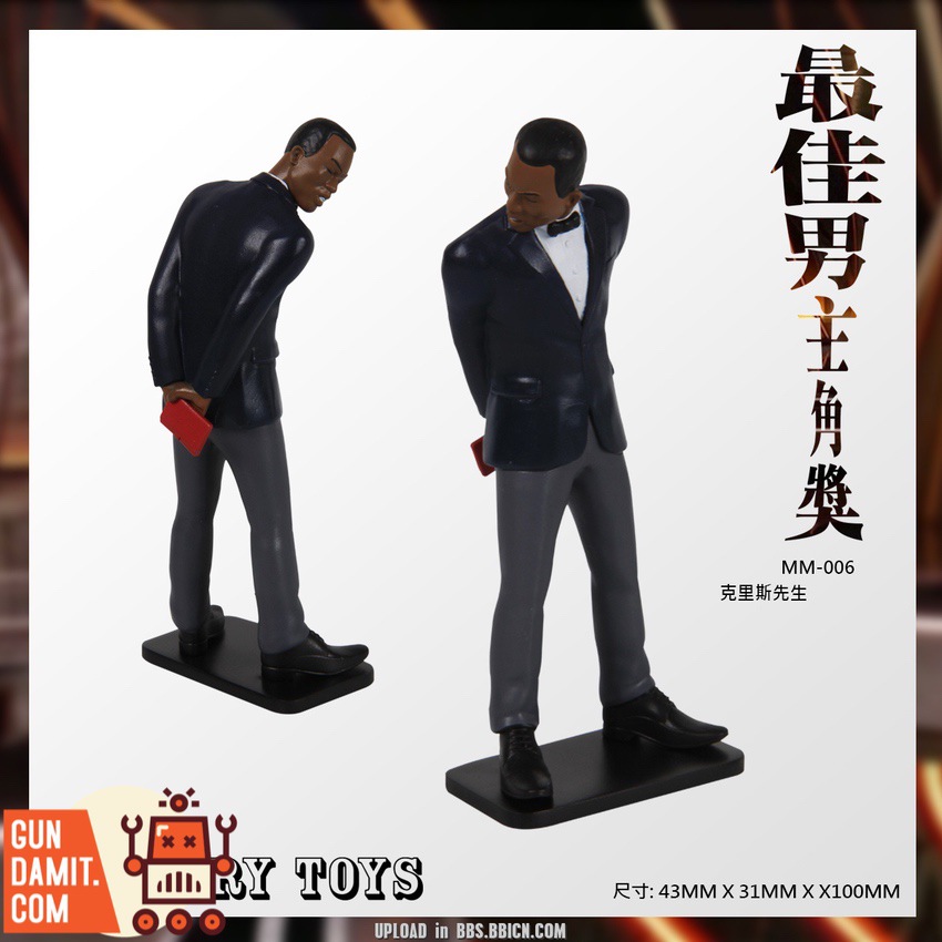 Century Toys MM-006 Mr. Chris figure front and side views with bow tie detail Century Toys MM-006 Mr. Chris figure front and side views with bow tie detail