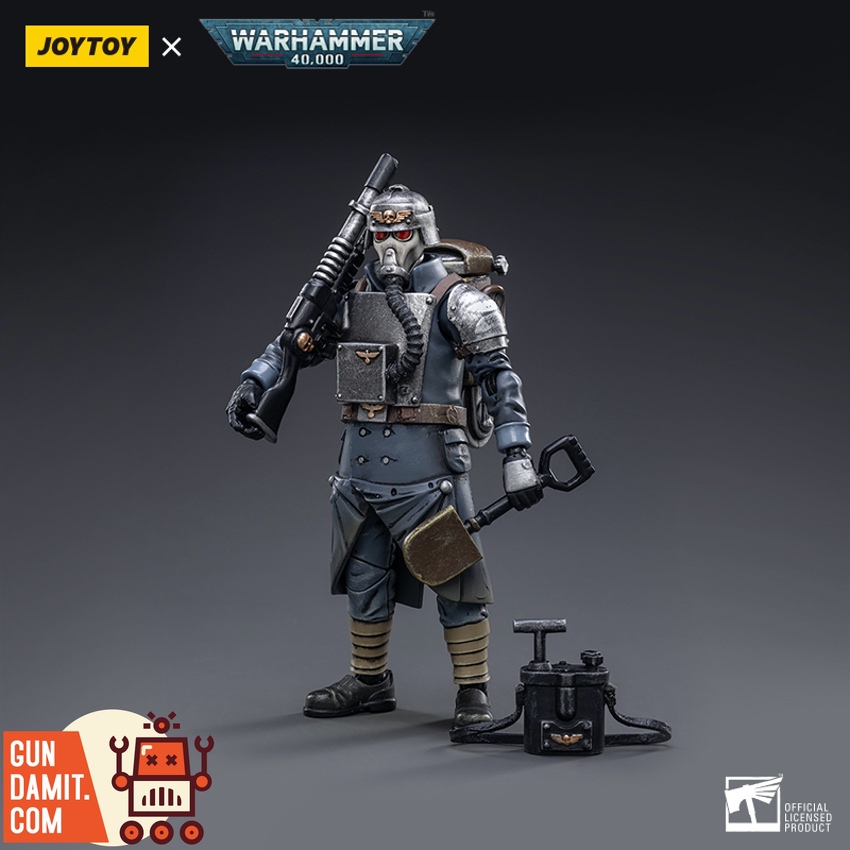 JoyToy Death Korps of Krieg Veteran with heavy weapon and field equipment JoyToy Death Korps of Krieg Veteran with heavy weapon and field equipment