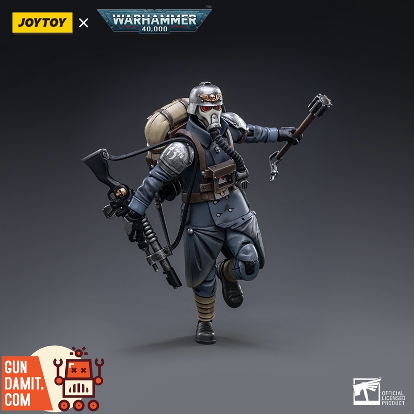 JoyToy Death Korps of Krieg Veteran running dynamic action pose JoyToy Death Korps of Krieg Veteran running dynamic action pose