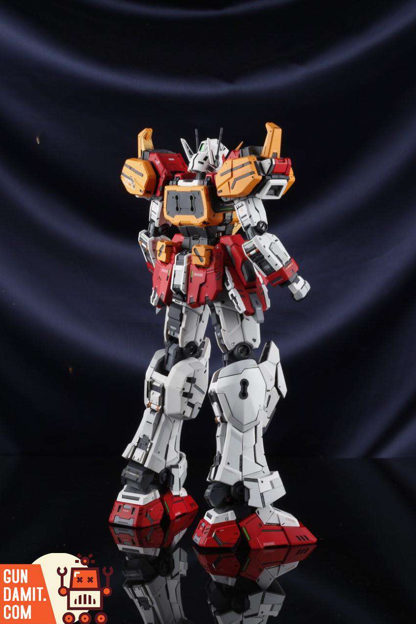 Three-quarter rear view of SH Studio HeavyArms EW showing backpack detail and missile pod hatches Three-quarter rear view of SH Studio HeavyArms EW showing backpack detail and missile pod hatches