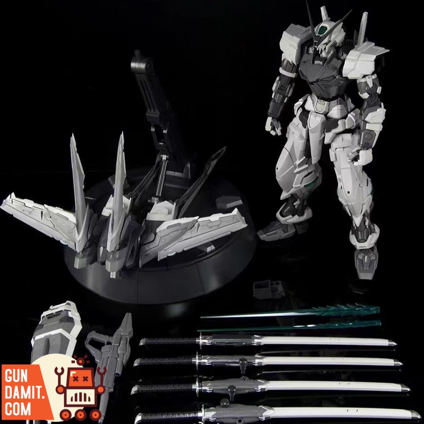 Nillson Work PG 1/60 Gundam Astray Grey Frame full kit with katana and jetpack accessories Nillson Work PG 1/60 Gundam Astray Grey Frame full kit with katana and jetpack accessories