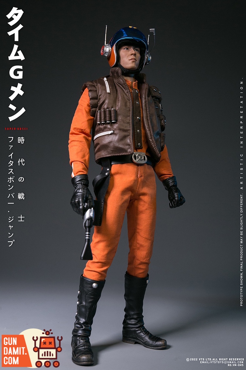 Virtual Toys 1/6 VM-045 Super Kosei Time G Man standing with ray gun holstered Virtual Toys 1/6 VM-045 Super Kosei Time G Man standing with ray gun holstered