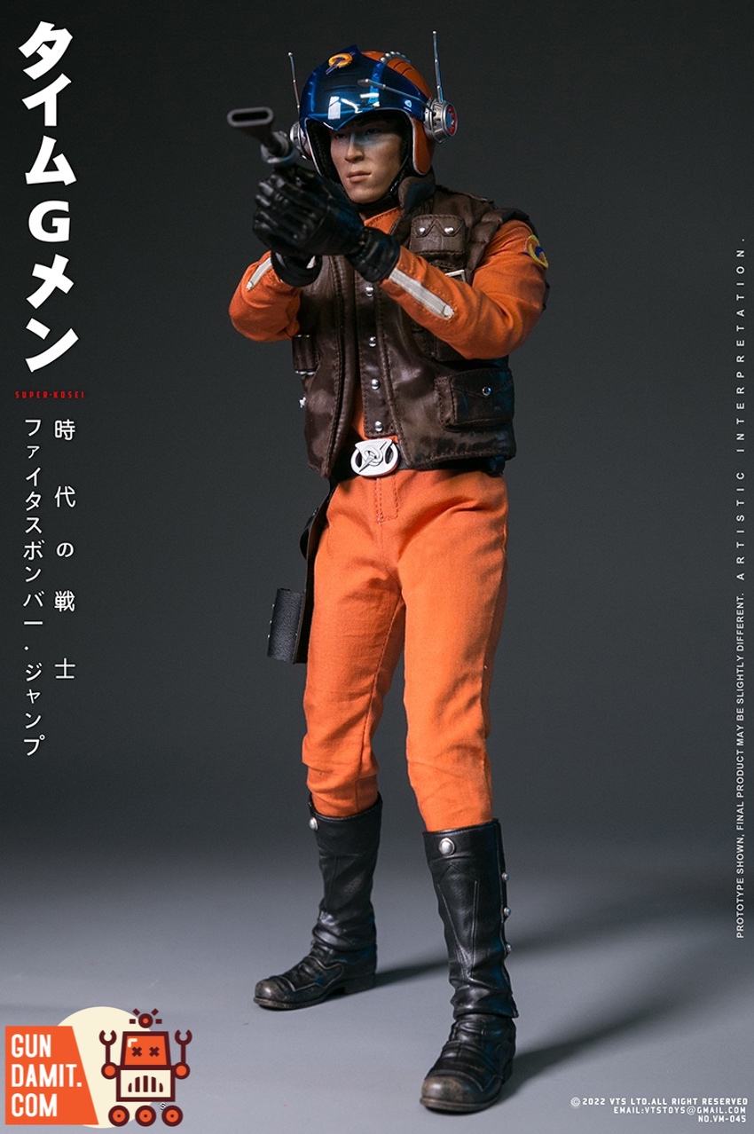 Virtual Toys 1/6 VM-045 Super Kosei Time G Man aiming ray gun action pose Virtual Toys 1/6 VM-045 Super Kosei Time G Man aiming ray gun action pose