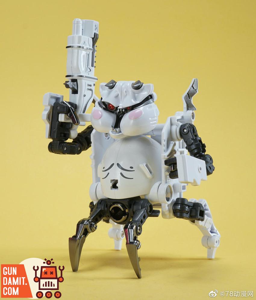 ToyWolf W-02 Water Man figure in dynamic pose wielding cannon and shield ToyWolf W-02 Water Man figure in dynamic pose wielding cannon and shield