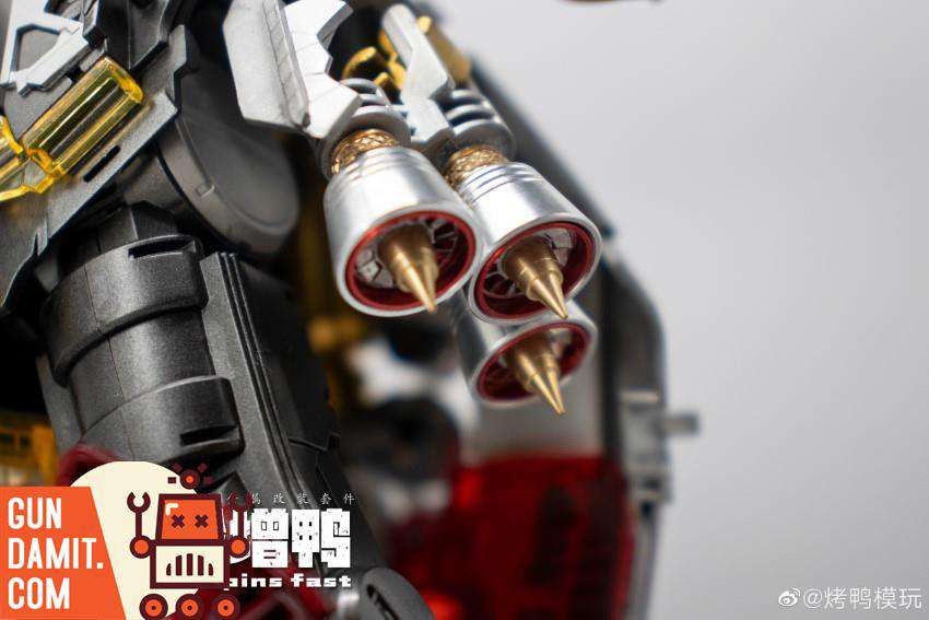Roast Duck Sazabi Ver.Ka red metal thruster nozzle close-up Roast Duck Sazabi Ver.Ka red metal thruster nozzle close-up