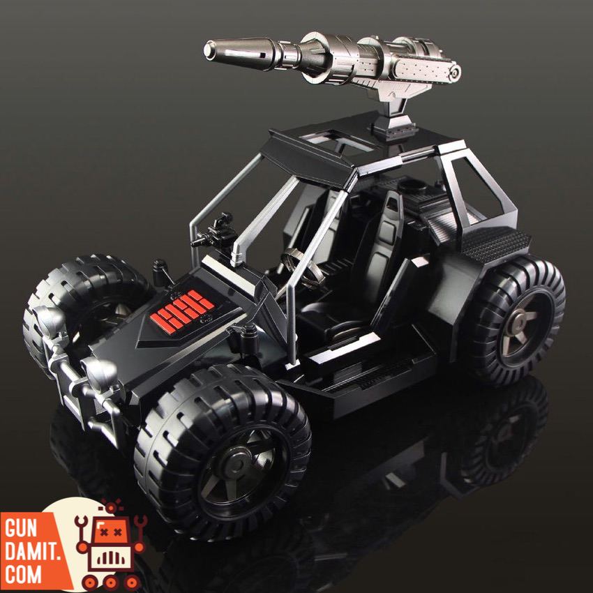 Flame Toys Furai G.I. Joe A.W.E. Striker front three-quarter view with turret cannon Flame Toys Furai G.I. Joe A.W.E. Striker front three-quarter view with turret cannon
