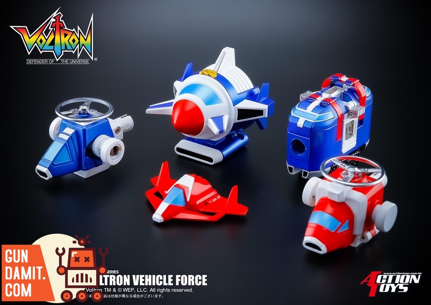 Voltron Vehicle Force upper body vehicle components separated Voltron Vehicle Force upper body vehicle components separated