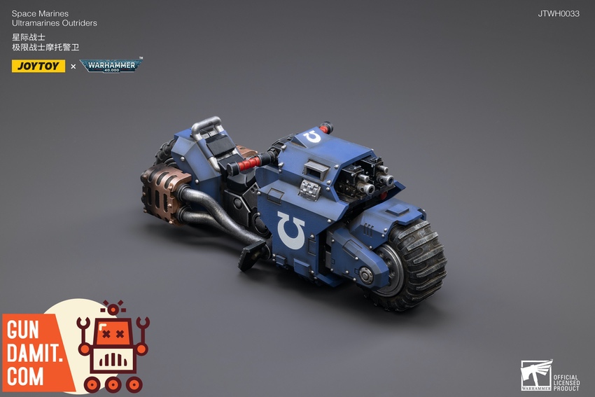 JoyToy Ultramarines Outriders bike three-quarter angle left side JoyToy Ultramarines Outriders bike three-quarter angle left side