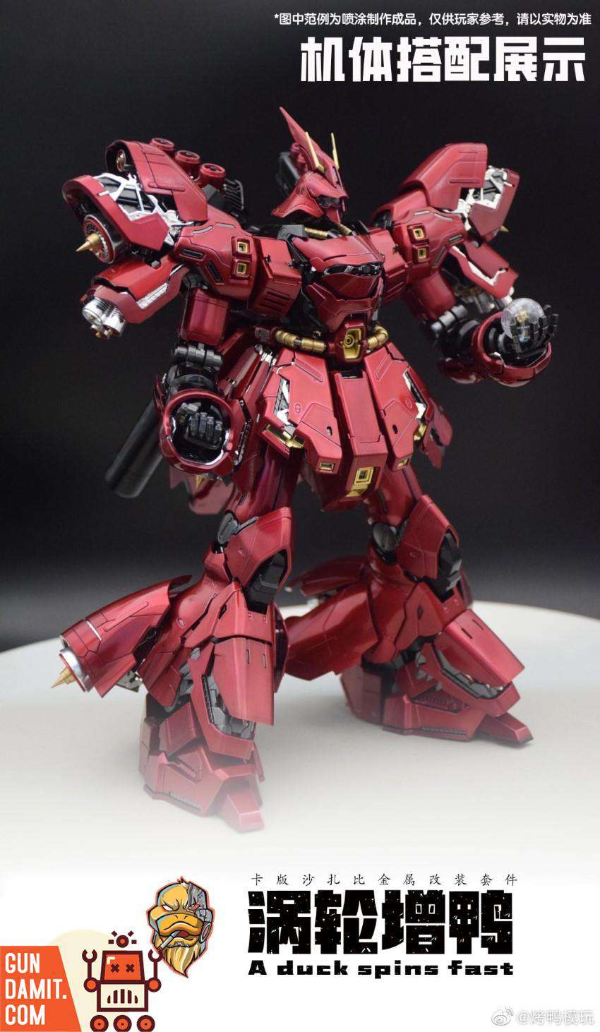 MG Sazabi Ver.Ka with Roast Duck alloy upgrade kit installed full body MG Sazabi Ver.Ka with Roast Duck alloy upgrade kit installed full body