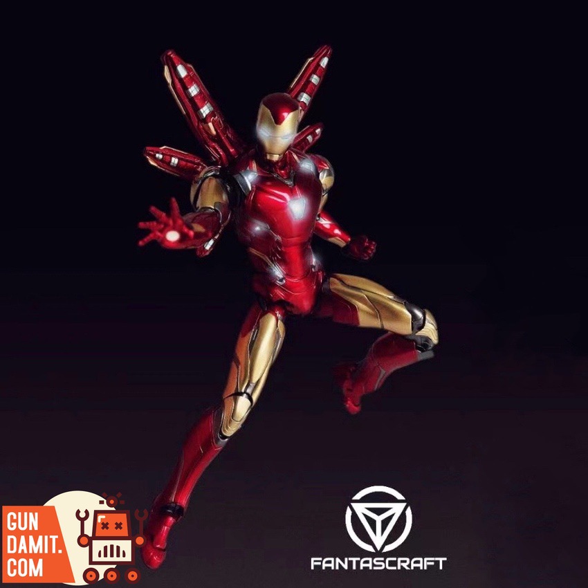 Fantascraft 1/12 Iron Man Mark 85 LED figure dynamic flying pose Fantascraft 1/12 Iron Man Mark 85 LED figure dynamic flying pose