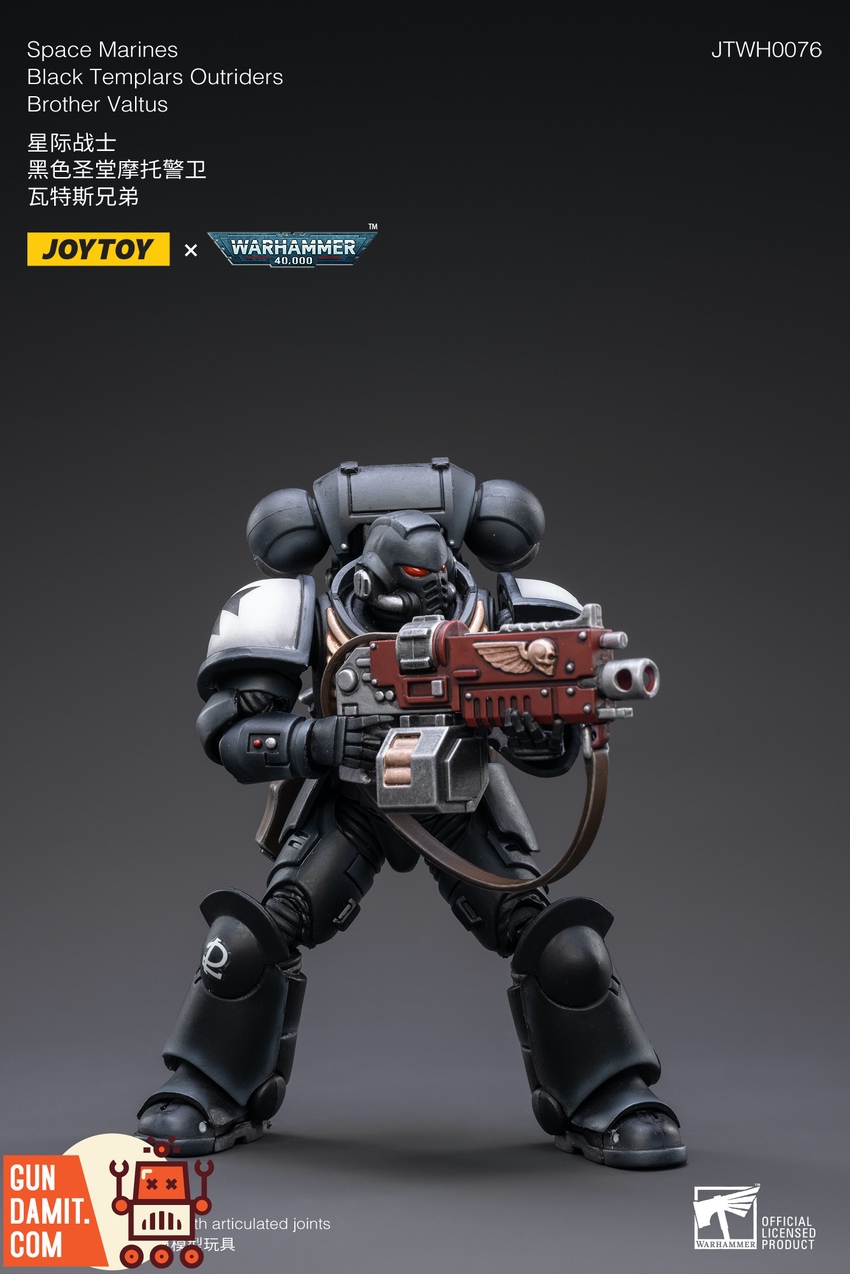 JoyToy Brother Valtus Black Templars aiming heavy bolter JoyToy Brother Valtus Black Templars aiming heavy bolter