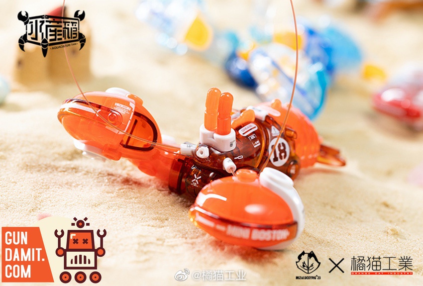 Orange Cat Industry Mini Boston Lobster model kit detail views Orange Cat Industry Mini Boston Lobster model kit detail views