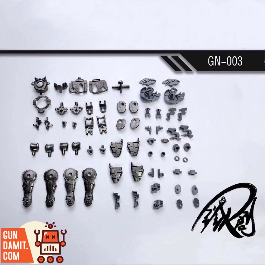 Iron Toys 1/100 alloy frame parts layout for MG GN-003 Gundam Kyrios Iron Toys 1/100 alloy frame parts layout for MG GN-003 Gundam Kyrios