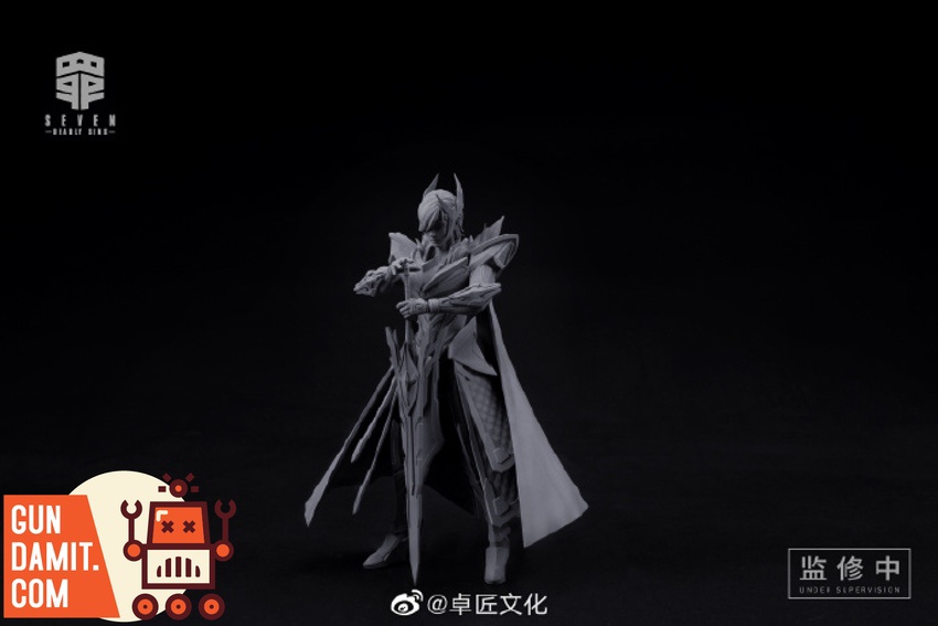 MS General Seven Deadly Sins Pride model kit caped knight figure standing pose MS General Seven Deadly Sins Pride model kit caped knight figure standing pose