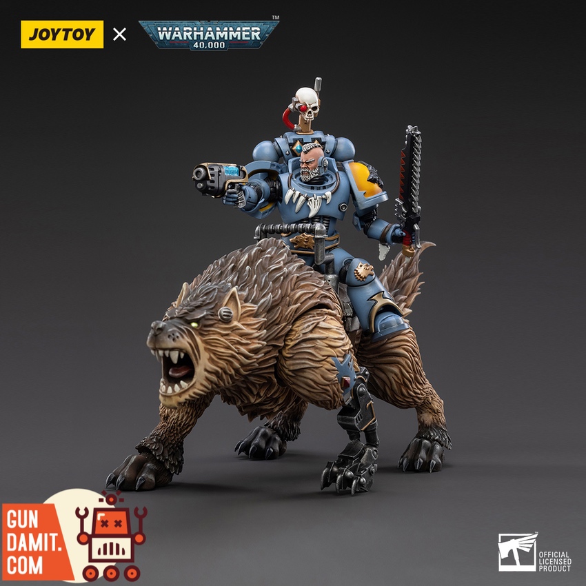 JoyToy 1/18 Space Wolves Thunderwolf Cavalry Bjane riding wolf mount JoyToy 1/18 Space Wolves Thunderwolf Cavalry Bjane riding wolf mount