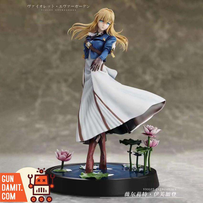 Anima Studio Violet Evergarden 1/6 statue full body on lotus pond base Anima Studio Violet Evergarden 1/6 statue full body on lotus pond base