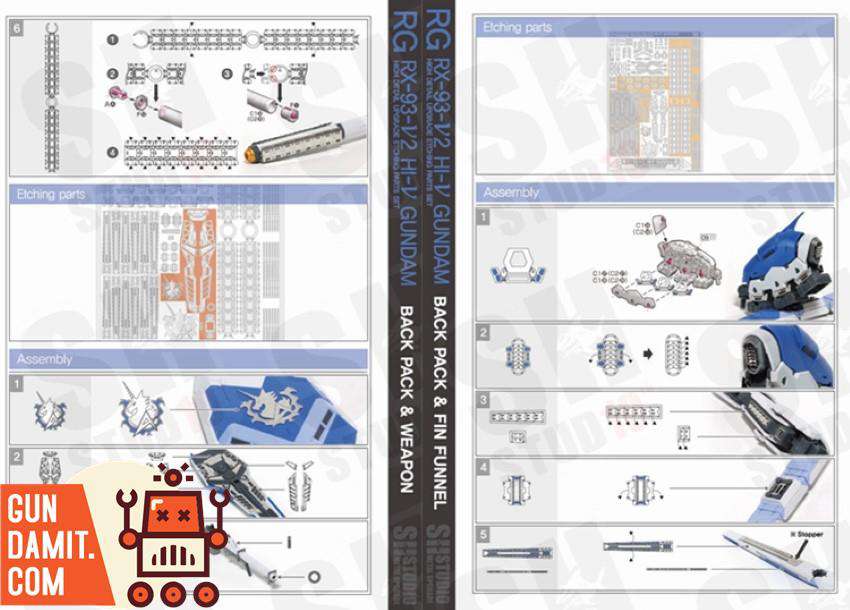Hi-Nu Gundam RG with metal detail parts armor enhancement Hi-Nu Gundam RG with metal detail parts armor enhancement