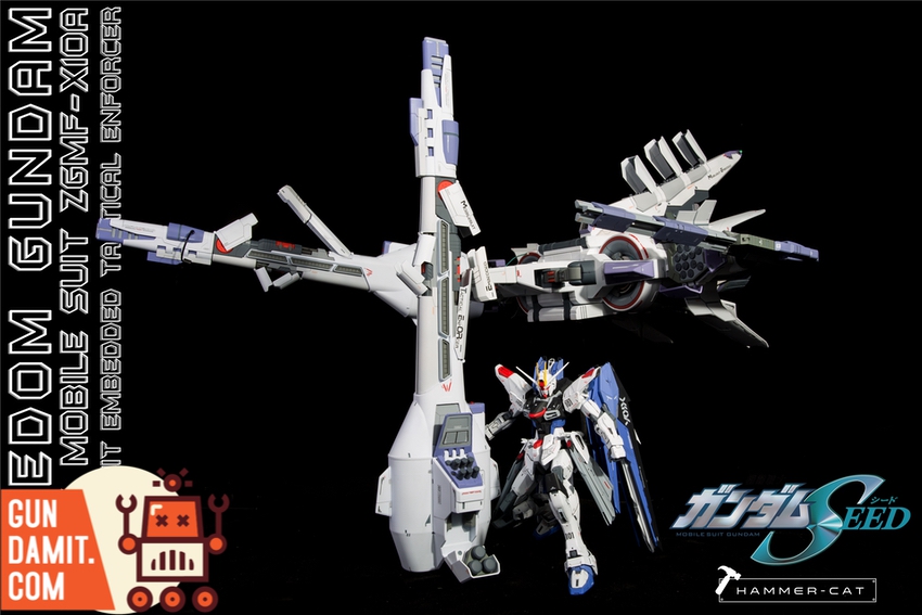 Hammer Cat GK Freedom Gundam METEOR close-up booster detail Hammer Cat GK Freedom Gundam METEOR close-up booster detail