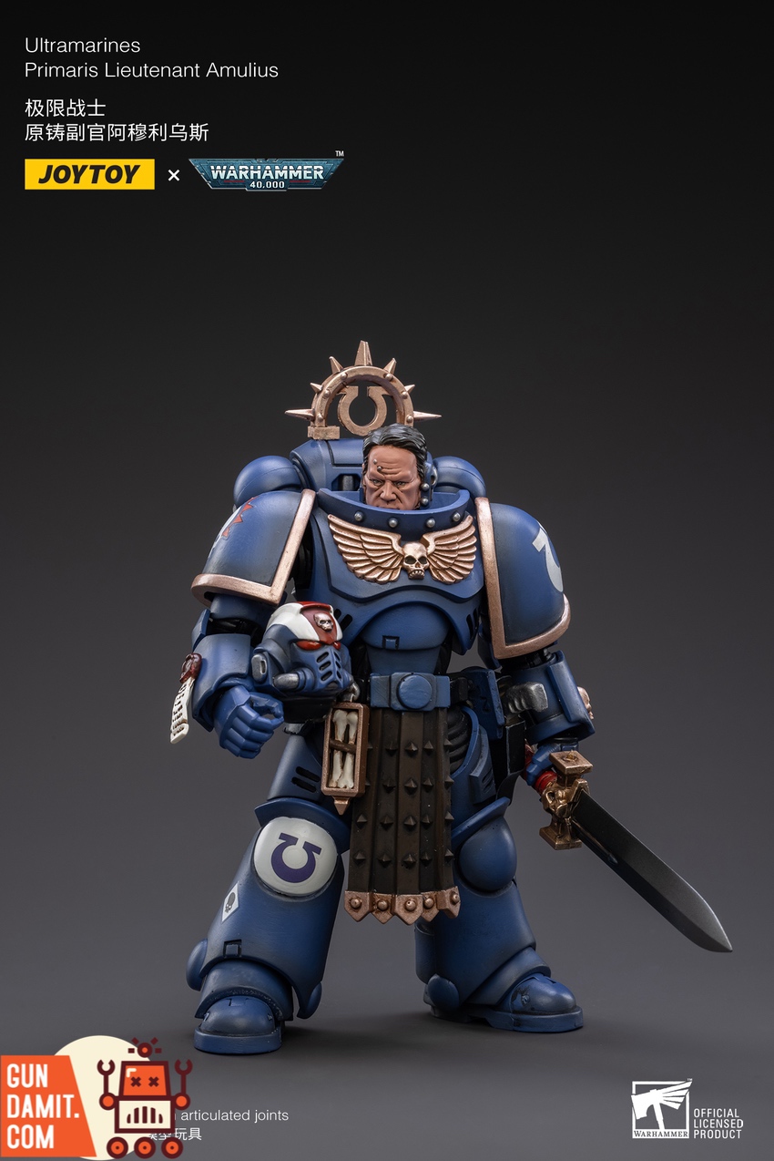 Warhammer 40K Amulius 1/18 scale action figure rear armor detail Warhammer 40K Amulius 1/18 scale action figure rear armor detail