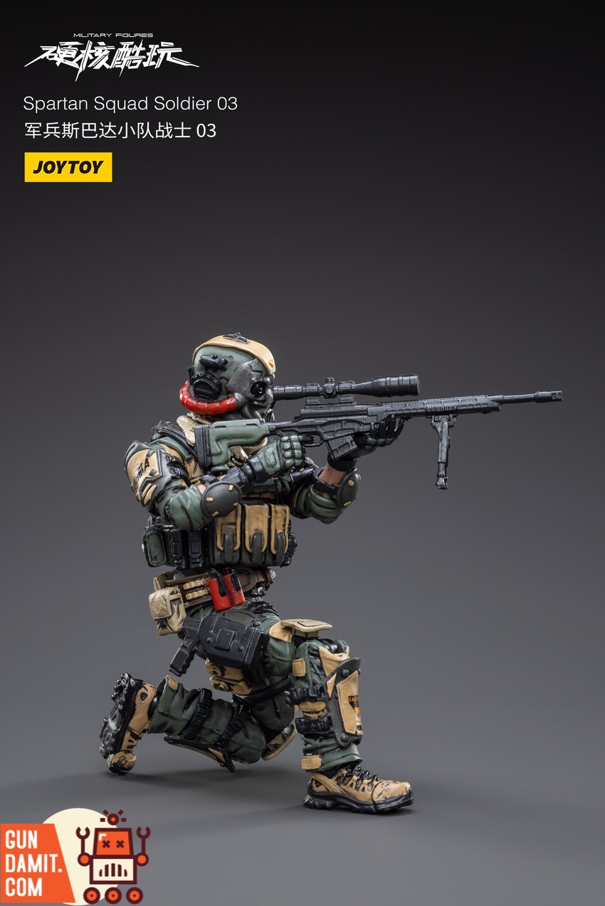 Spartan Squad Soldier 03 kneeling sniper aiming pose Spartan Squad Soldier 03 kneeling sniper aiming pose
