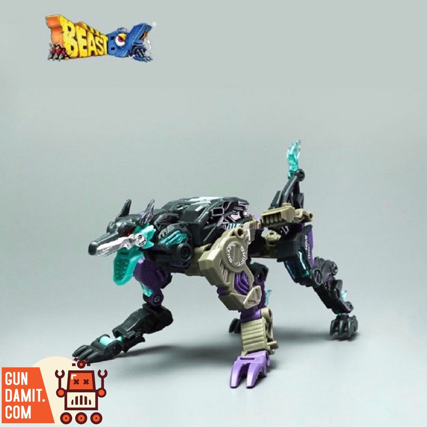 52Toys BeastBox BB-31 Firmhand mechanical wolf beast mode side view 52Toys BeastBox BB-31 Firmhand mechanical wolf beast mode side view