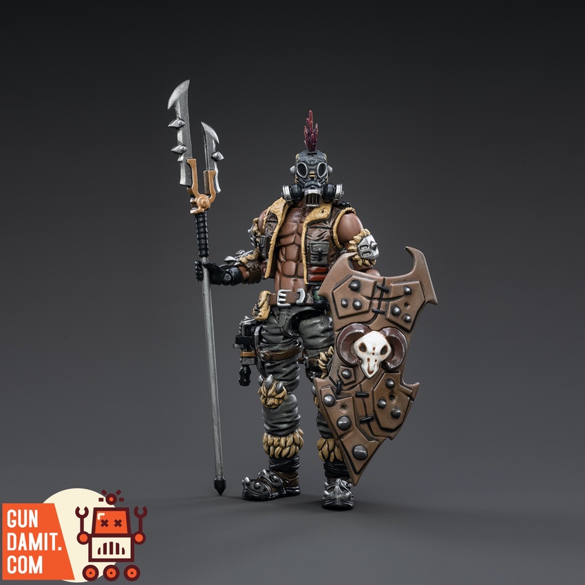 JoyToy Cult of San Reja Logan standing with shield and polearm JoyToy Cult of San Reja Logan standing with shield and polearm