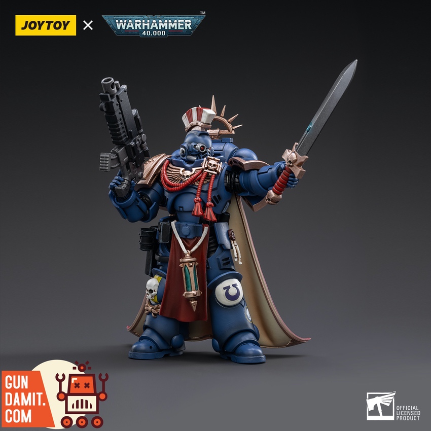 JoyToy 1/18 Warhammer 40K Ultramarines Primaris Captain Sidonicus with power sword and bolt rifle JoyToy 1/18 Warhammer 40K Ultramarines Primaris Captain Sidonicus with power sword and bolt rifle