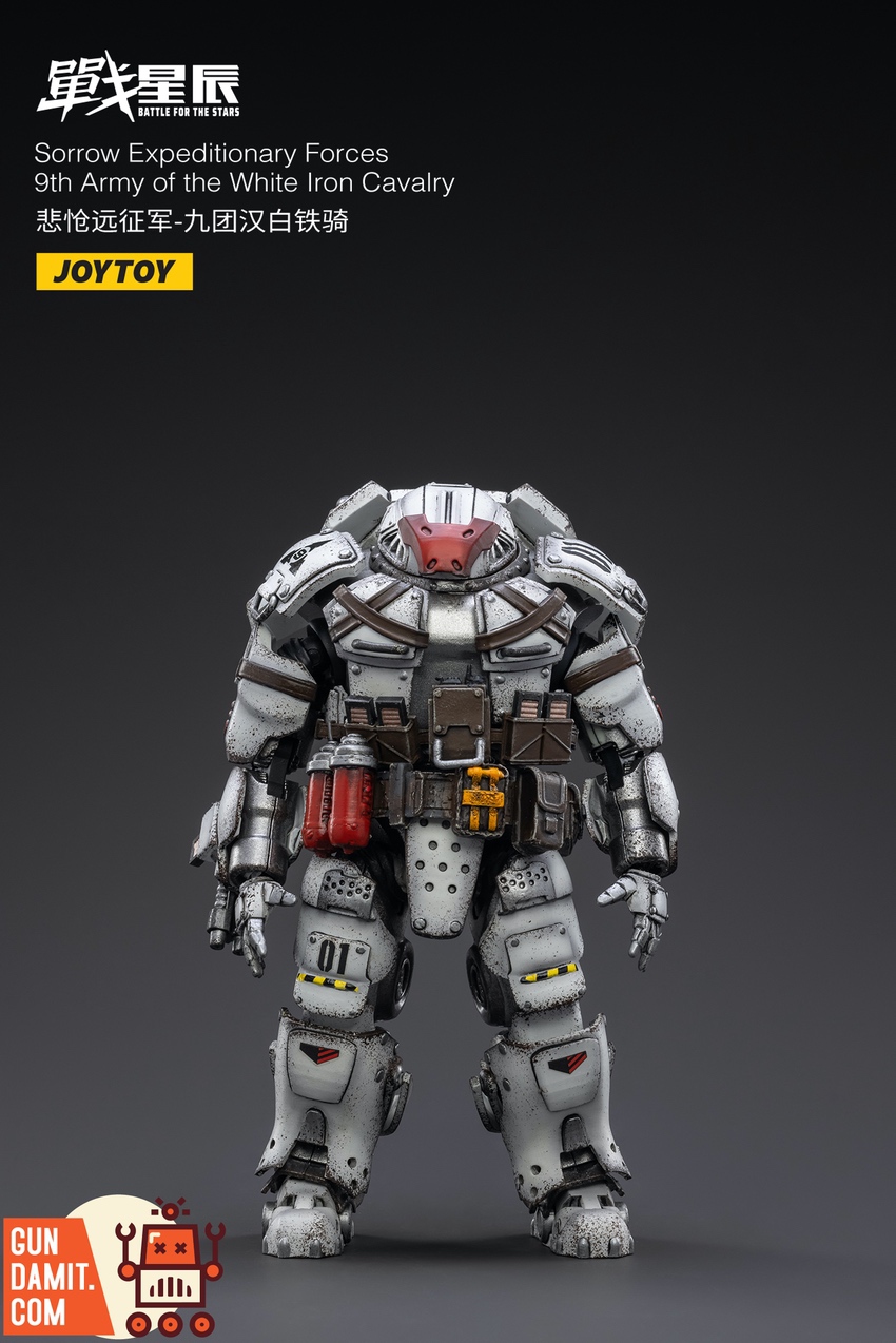 JoyToy Sorrow Expeditionary Forces heavy infantry figure with combat shield JoyToy Sorrow Expeditionary Forces heavy infantry figure with combat shield