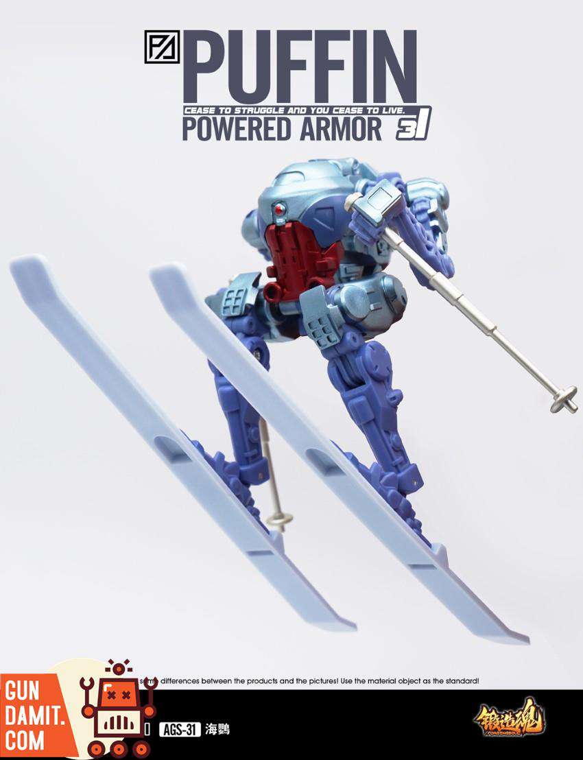 Forging Soul 1/60 AGS-31 Puffin powered armor dynamic skiing jump pose Forging Soul 1/60 AGS-31 Puffin powered armor dynamic skiing jump pose