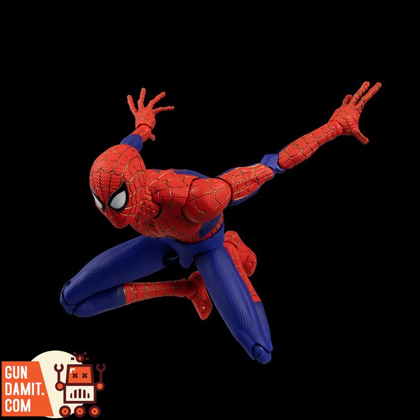 Sentinel Peter B. Parker figure close-up showing costume texture detail Sentinel Peter B. Parker figure close-up showing costume texture detail