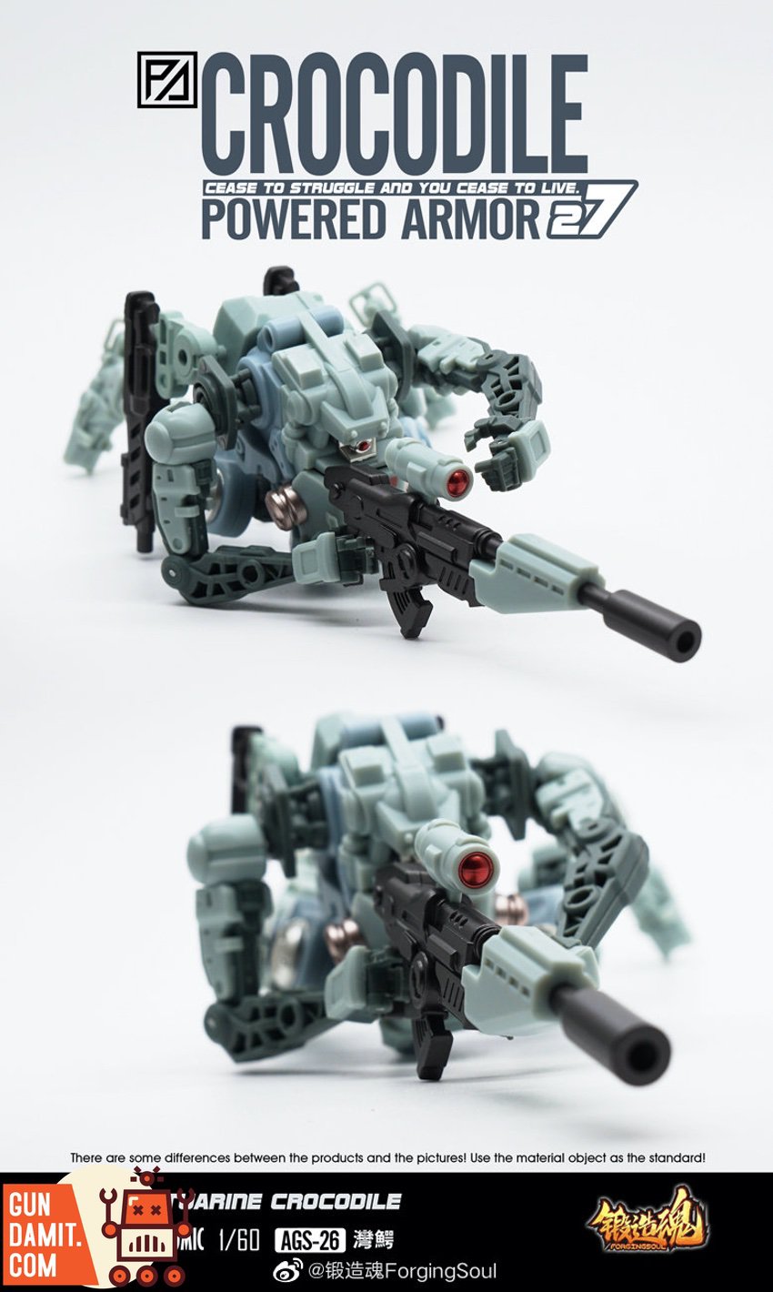 AGS-27 Crocodile 1/60 mecha front view with open cockpit detail AGS-27 Crocodile 1/60 mecha front view with open cockpit detail