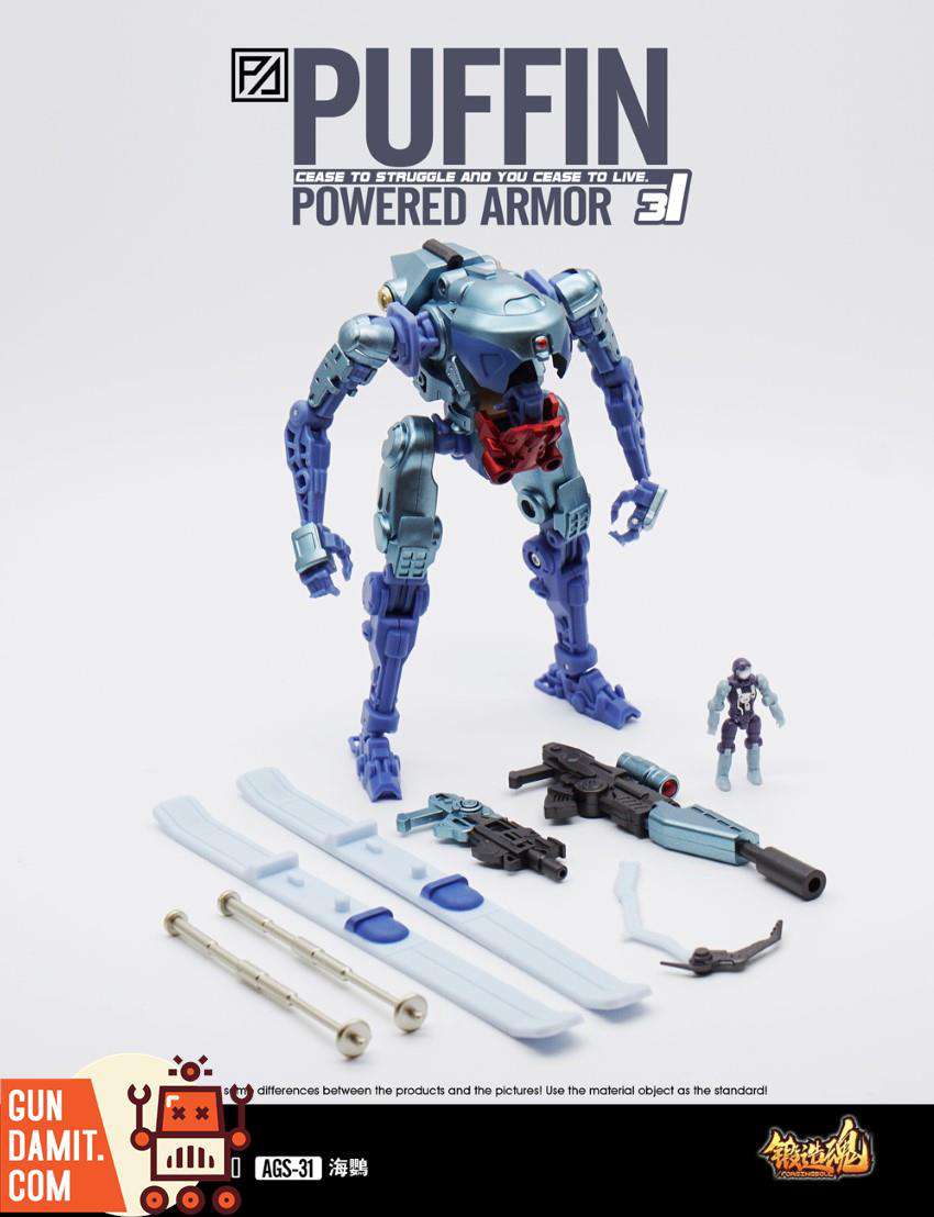 Forging Soul 1/60 AGS-31 Puffin powered armor with full accessories including skis and weapons Forging Soul 1/60 AGS-31 Puffin powered armor with full accessories including skis and weapons