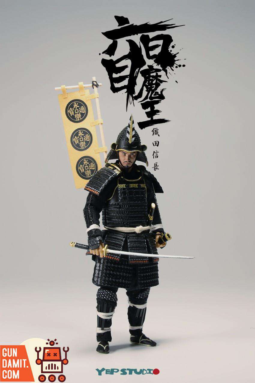 Yep Studio 1/12 Oda Nobunaga front standing pose with drawn katana Yep Studio 1/12 Oda Nobunaga front standing pose with drawn katana