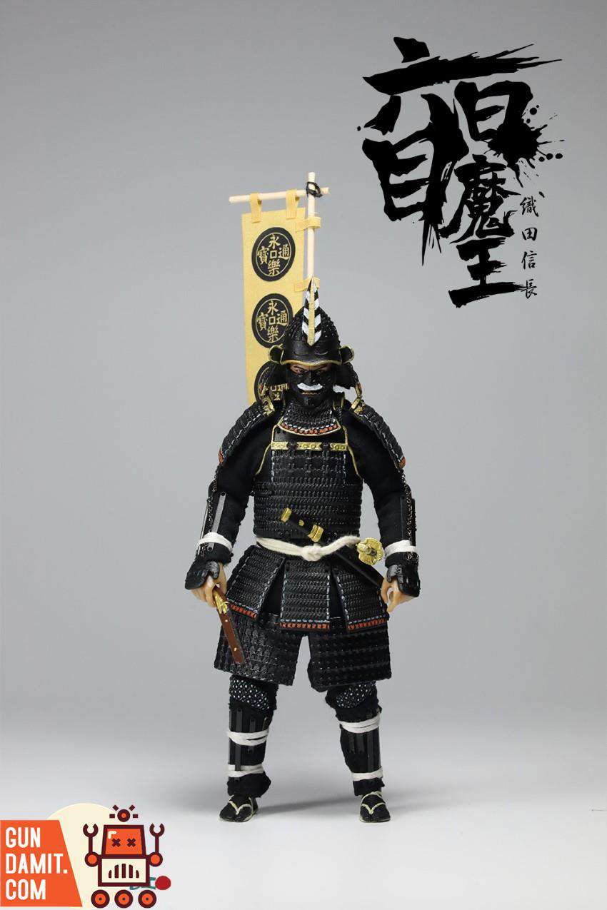 Yep Studio 1/12 Oda Nobunaga helmet and shoulder armor close-up Yep Studio 1/12 Oda Nobunaga helmet and shoulder armor close-up