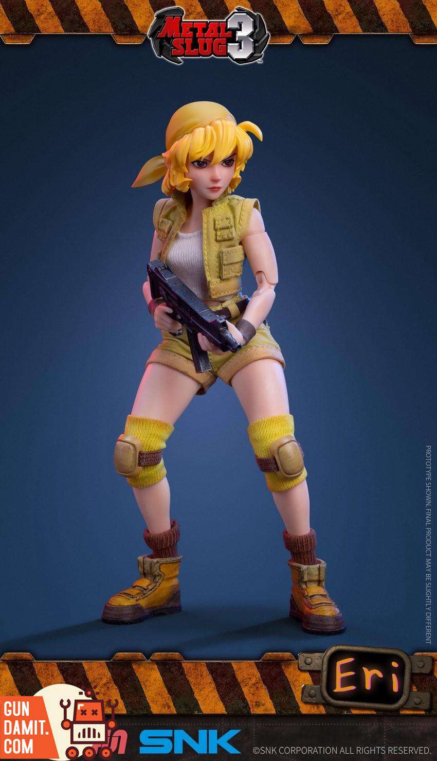 Tunshi 1/12 Eri Kasamoto holding submachine gun combat ready pose Tunshi 1/12 Eri Kasamoto holding submachine gun combat ready pose