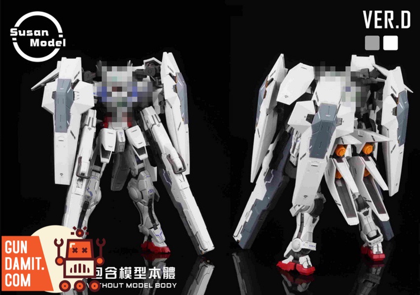 Susan Model SU015 Repair III upgrade kit front and rear view on MG Astraea Ver.D white color Susan Model SU015 Repair III upgrade kit front and rear view on MG Astraea Ver.D white color