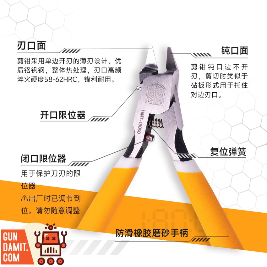 Hsiang HMT-18000 nipper ergonomic grip demonstration Hsiang HMT-18000 nipper ergonomic grip demonstration