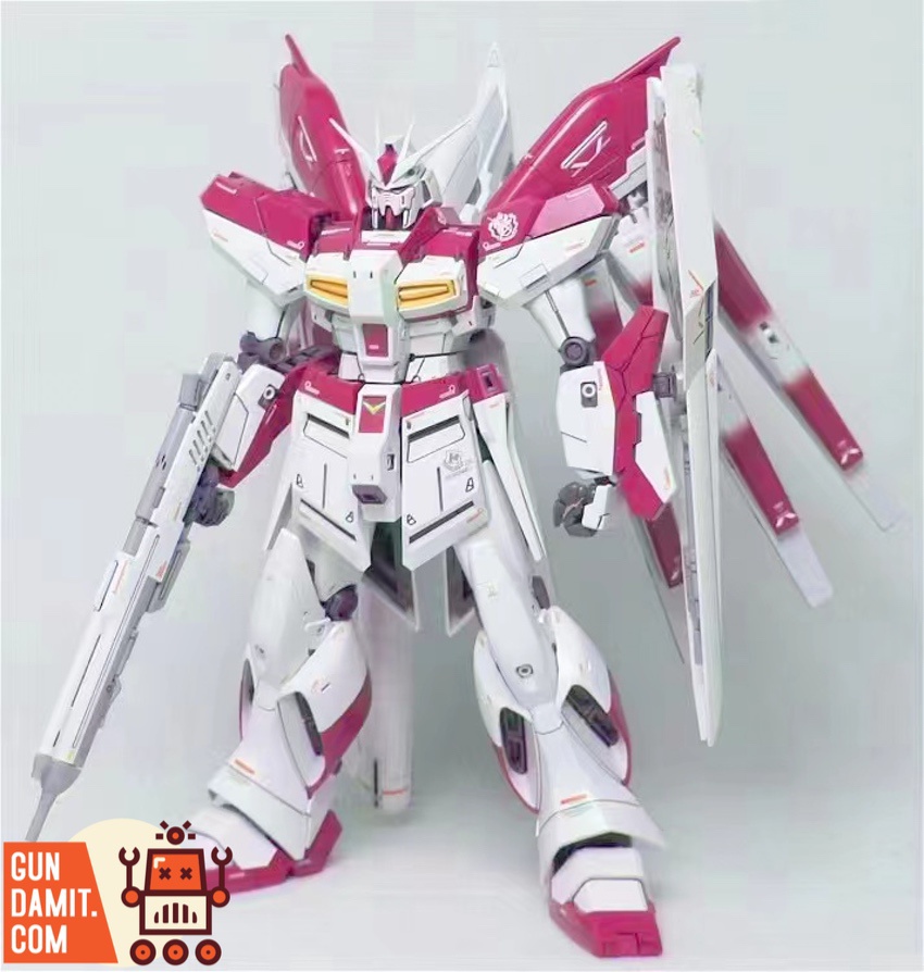 Daban 6635 Pink Hi-v Gundam standing pose with beam rifle and shield Daban 6635 Pink Hi-v Gundam standing pose with beam rifle and shield