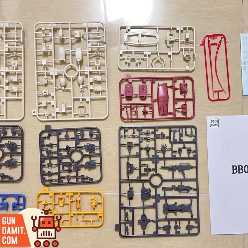 Shanshan Model HG 1/144 RX-78-2 Gundam runner and parts layout overview Shanshan Model HG 1/144 RX-78-2 Gundam runner and parts layout overview